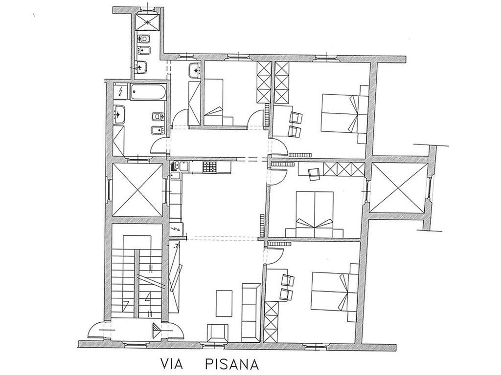 Appartamento Porta San Frediano Floransa Dış mekan fotoğraf